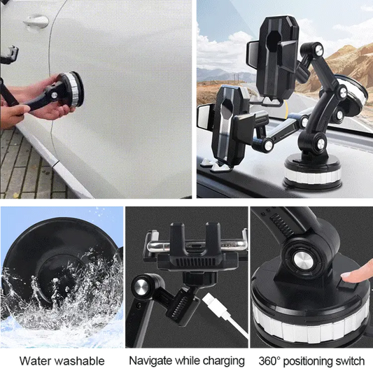 Soporte para teléfono para automóvil multifuncional, ¡puede soportar hasta 5 kg!