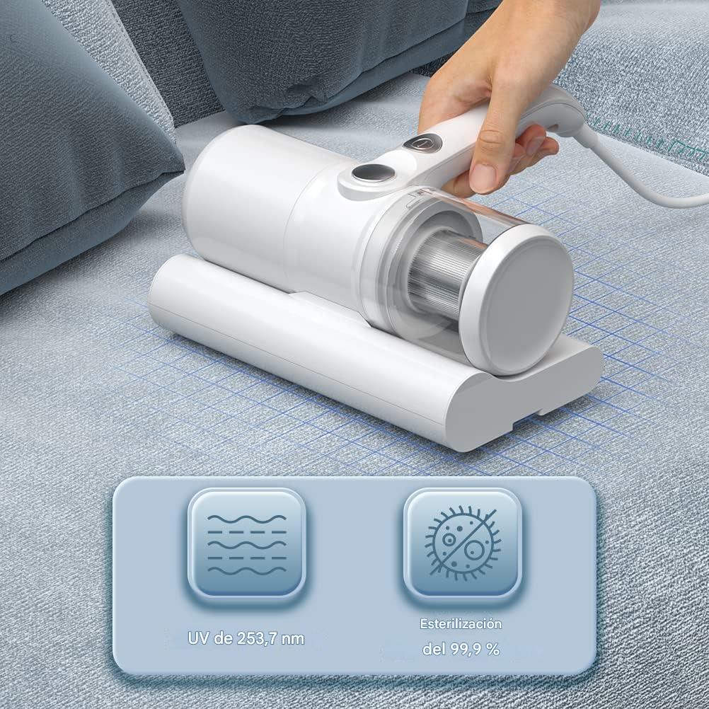 AspiraMax PRO™ — Limpieza profunda con luz UV esta Navidad: aspira y elimina ácaros, quita pelo de mascota y deja la casa impecable para recibir visitas sin preocuparte. *Inalámbrica (Hoy incluye SET COCINA 6 piezas acero inoxidable + ENVIO GRATIS)