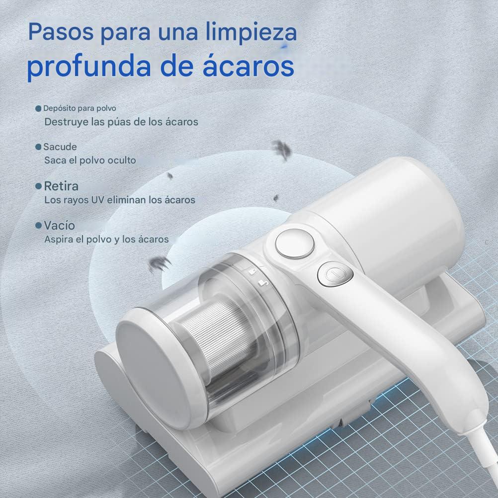 AspiraMax PRO™ — Limpieza profunda con luz UV esta Navidad: aspira y elimina ácaros, quita pelo de mascota y deja la casa impecable para recibir visitas sin preocuparte. *Inalámbrica (Hoy incluye SET COCINA 6 piezas acero inoxidable + ENVIO GRATIS)