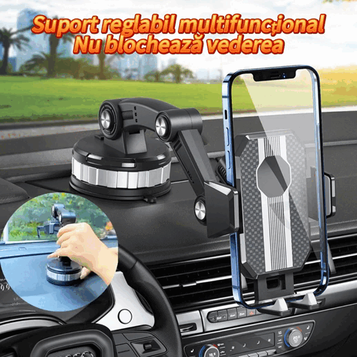 Soporte para teléfono para automóvil multifuncional, ¡puede soportar hasta 5 kg!